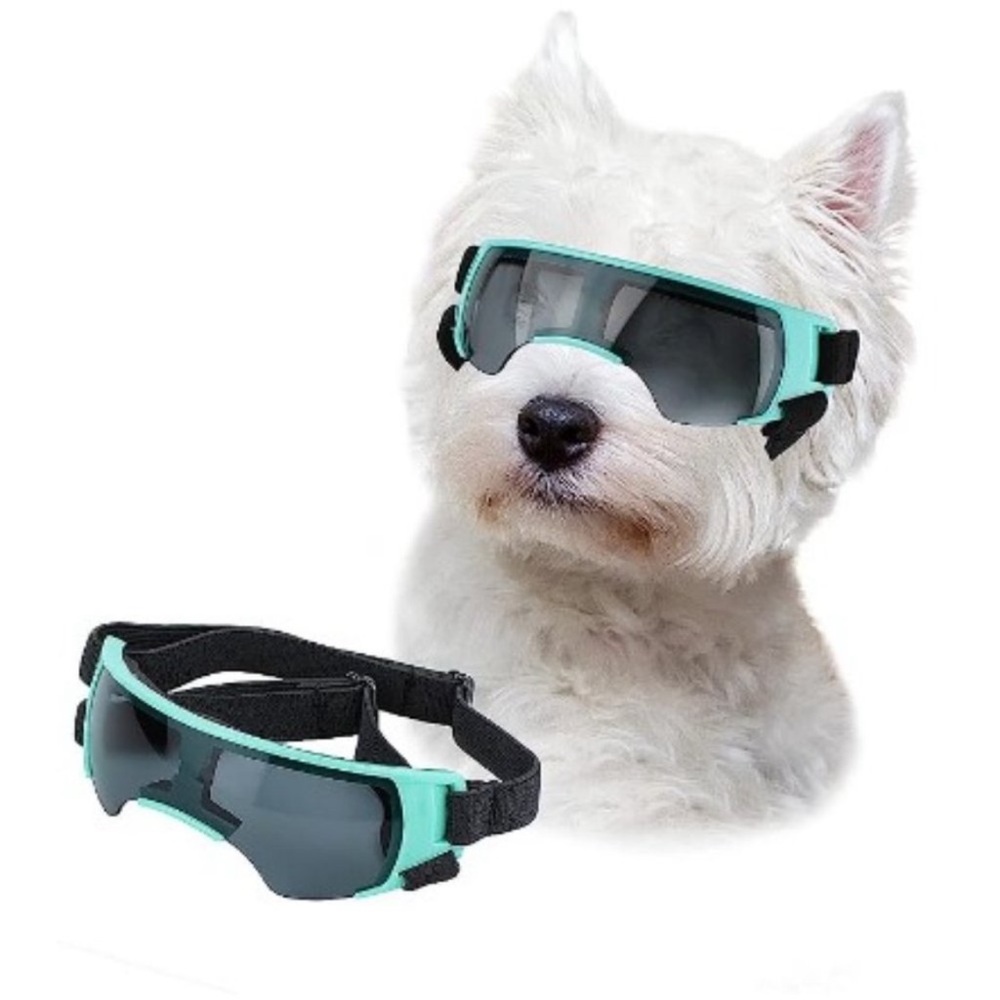 Dog Goggles for Small Breed - Anti-UV Doggy Sunglasses  (Blue)